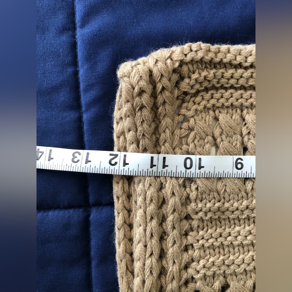 Beige Woven Infinity Scarf - Picture 5 of 5